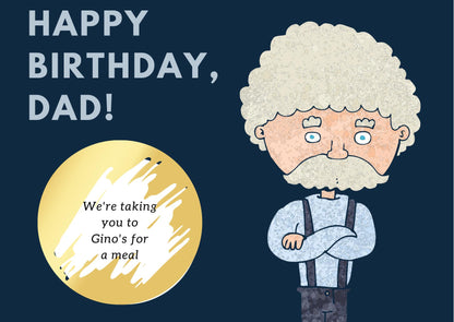 Personalised Man Birthday Scratch To Reveal Voucher, Special Birthday Surprise Scratch Card, Customised, Birthday ticket, add event