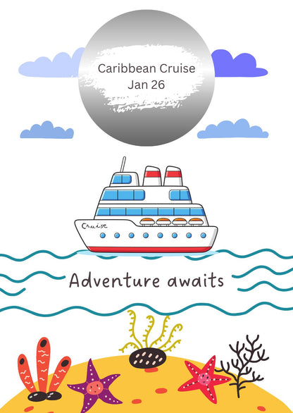 Personalized Holiday Scratch Off Card: Adventure Reveal