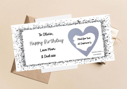 Personalised Birthday Scratch To Reveal Voucher, Special Birthday Surprise Scratch Card I Any Age I Happy Birthday Surprise - 1d