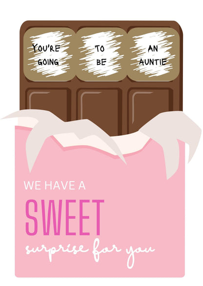 Scratch off Card Sweet Surprise Reveal Scratch Card, Holiday Reveal, Concert Tickets Reveal, Birthday, Pregnancy Surprise Card sc125