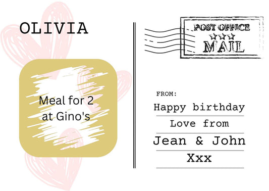 Personalised Birthday Scratch Off Card, Surprise Reveal Postcard