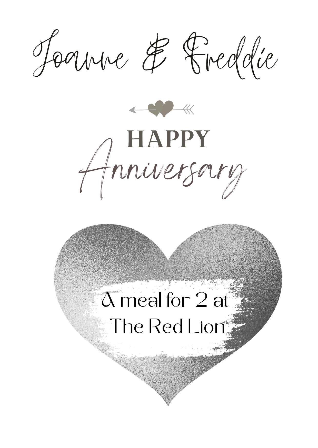 Personalized Anniversary Scratch Off Card: Surprise Reveal Gift