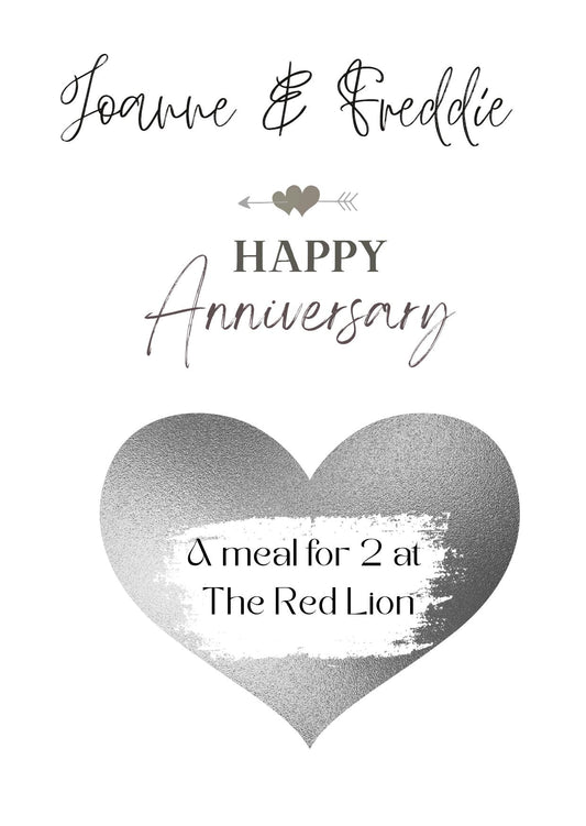 Personalized Anniversary Scratch Off Card: Surprise Reveal Gift