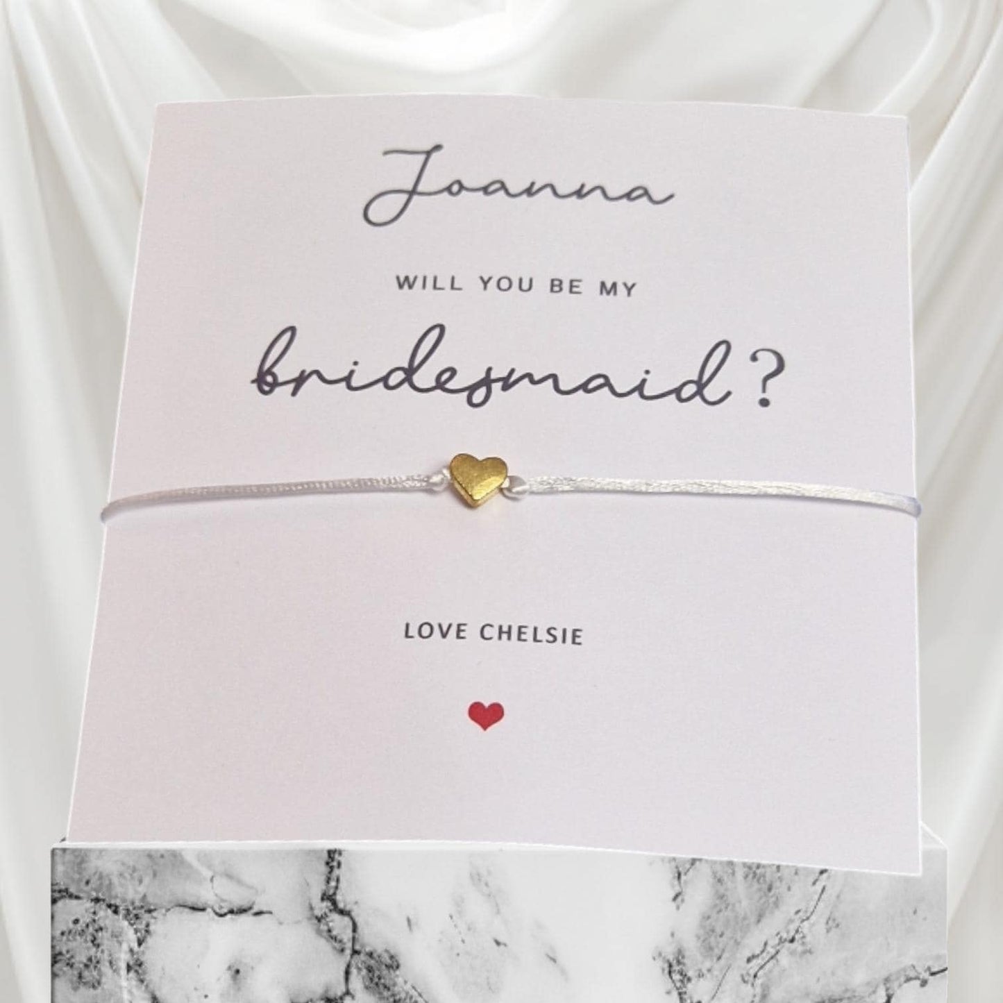 Personalised Will you be my Bridesmaid I Flower Girl Proposal  I Wish Bracelet I Friendship Bracelet I Ask Maid of Honour I Bridesmaid