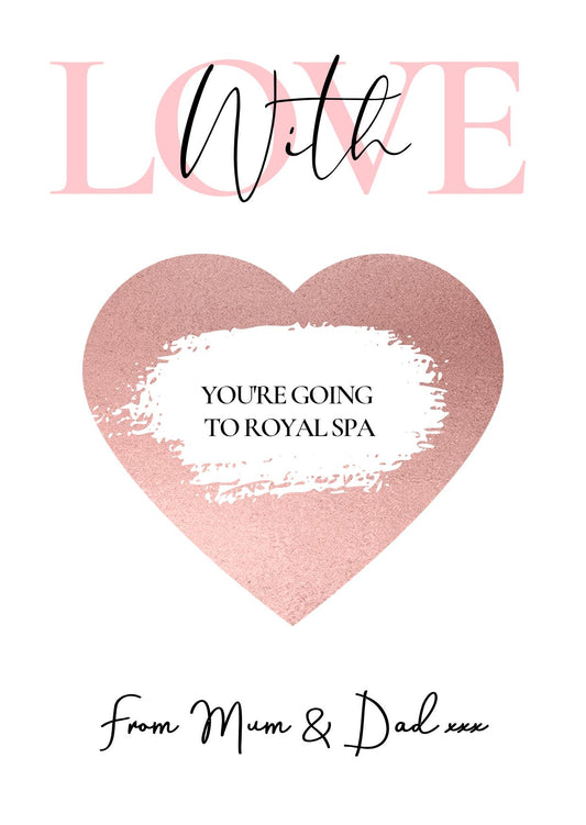 Personalised Birthday Scratch To Reveal Voucher, with love, heart, Special Birthday Surprise Scratch Card, Birthday - WL8