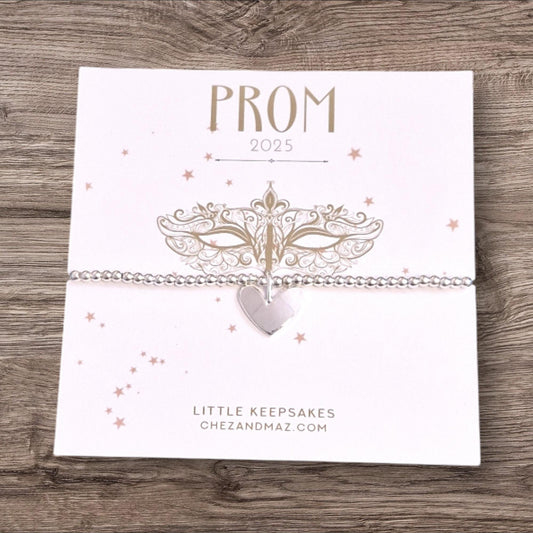 Prom Night Mask Design - School Prom 2025 - Charm Bracelet - School Leavers - Class of 2025 - School Leavers Gift - Pm1