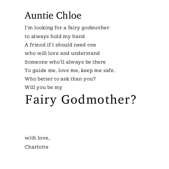Personalised Will you be my Godmother I Guide Mother Godparent Proposal  I Wish Bracelet I Ask Godmother I Fairy  GM23
