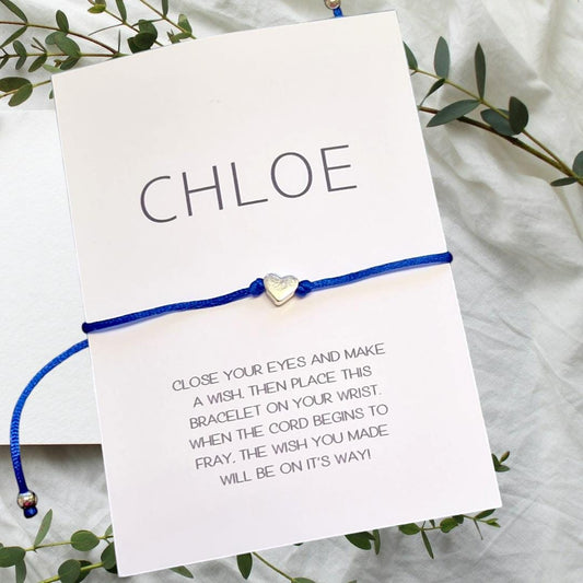 Name Wish Bracelet – Custom   Charm, Minimalist Gift, Party Favour, Friendship, Personalised Bracelet, Bridesmaid Gift.