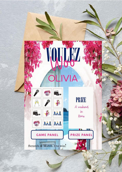 Scratchcard: Personalised Surprise Reveal Gift - Mamma Mia Abba Inspired - Surprise Reveal, Gift, Money
