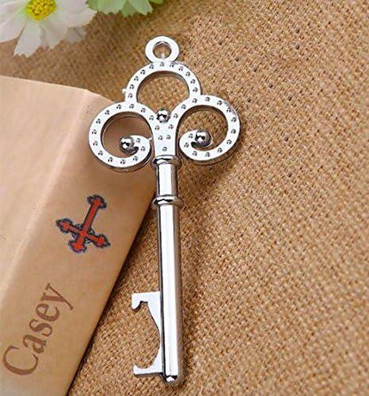 Personalised  Wedding Favor Key Tag: Bottle Opener Thank You Gift