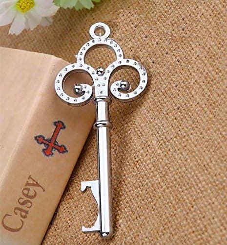 Personalised The Key To Happiness Is Love I Key Favour Tag & Metal Key I Wedding Favour Tag I Bottle Opener Tag I TG4