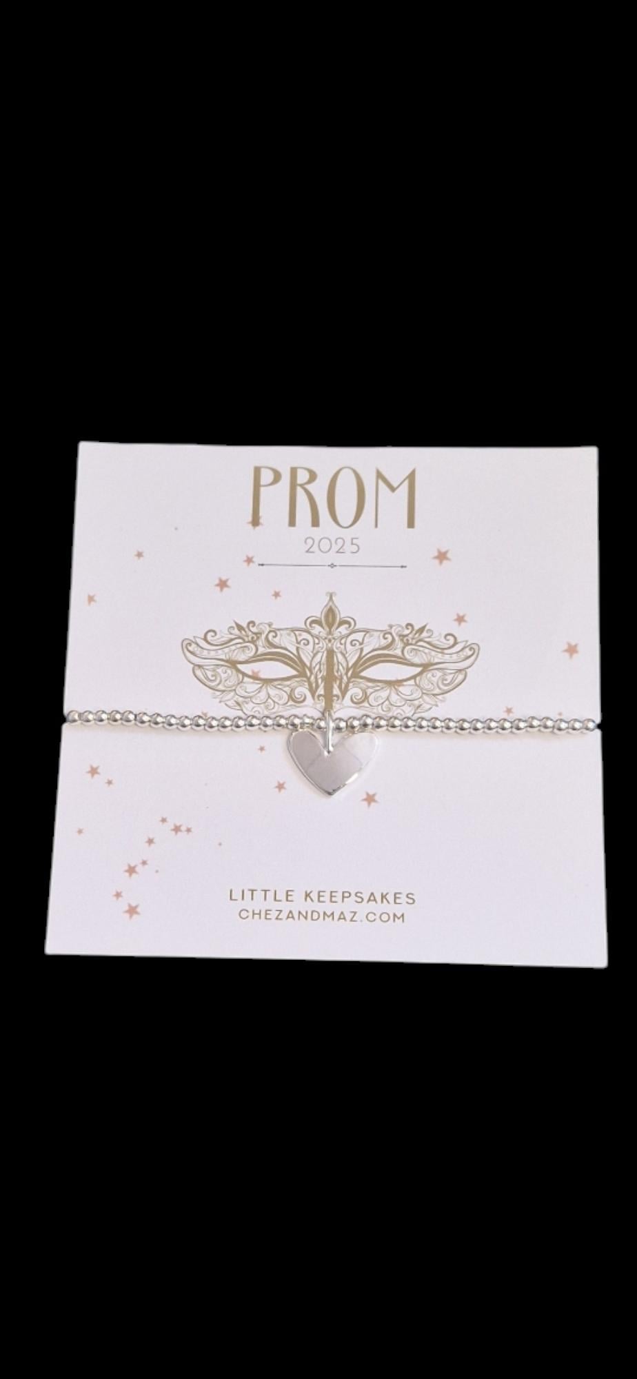 Prom Night Mask Design - School Prom 2025 - Charm Bracelet - School Leavers - Class of 2025 - School Leavers Gift - Pm1