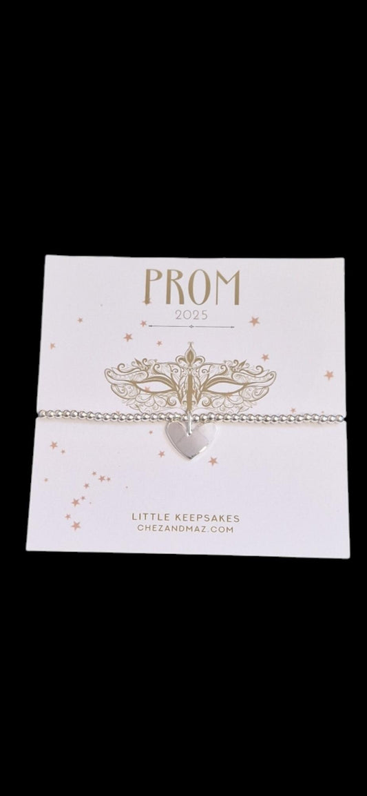 Prom Night Mask Design - School Prom 2025 - Charm Bracelet - School Leavers - Class of 2025 - School Leavers Gift - Pm1