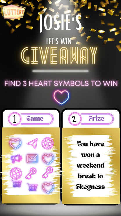 Personalised Scratchcard, Scratch to Reveal Voucher, Surprise Reveal Fun Gift Scratch to Win Lucky Ticket - Holiday - Scratch card -  Sc233