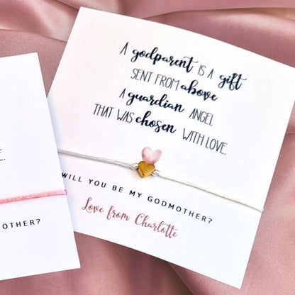 Godmother Proposal Wish Bracelet: Guardian Angel Gift