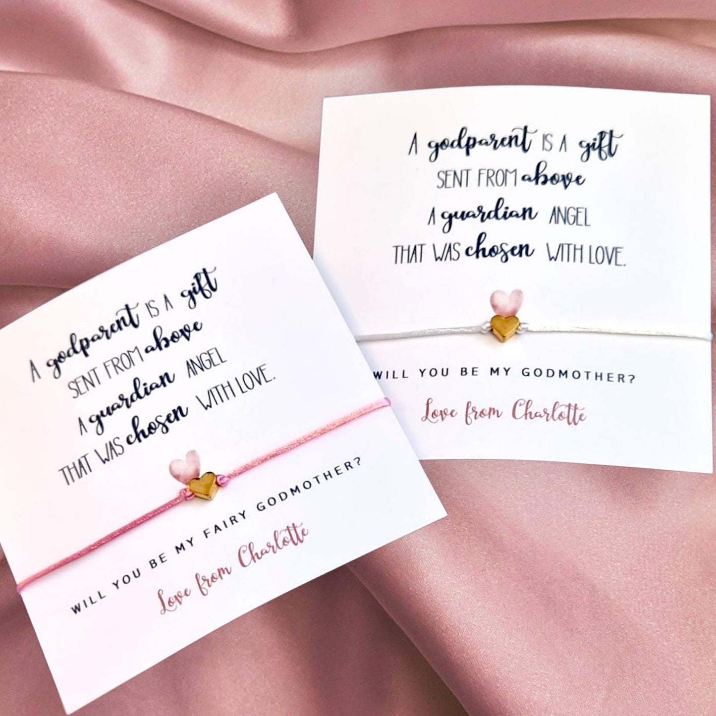 Godmother Proposal Wish Bracelet: Guardian Angel Gift