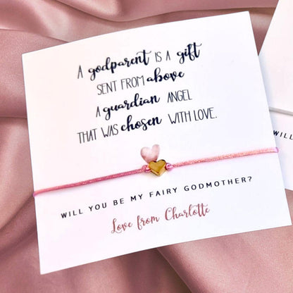Godmother Proposal Wish Bracelet: Guardian Angel Gift