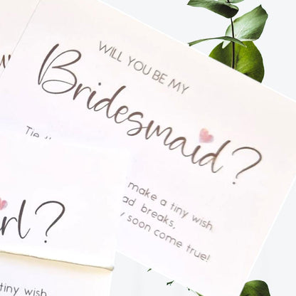 Will you be my Bridesmaid -Maid of Honour - Flower Girl request - proposal | Bridesmaid bracelet | Wedding favour |