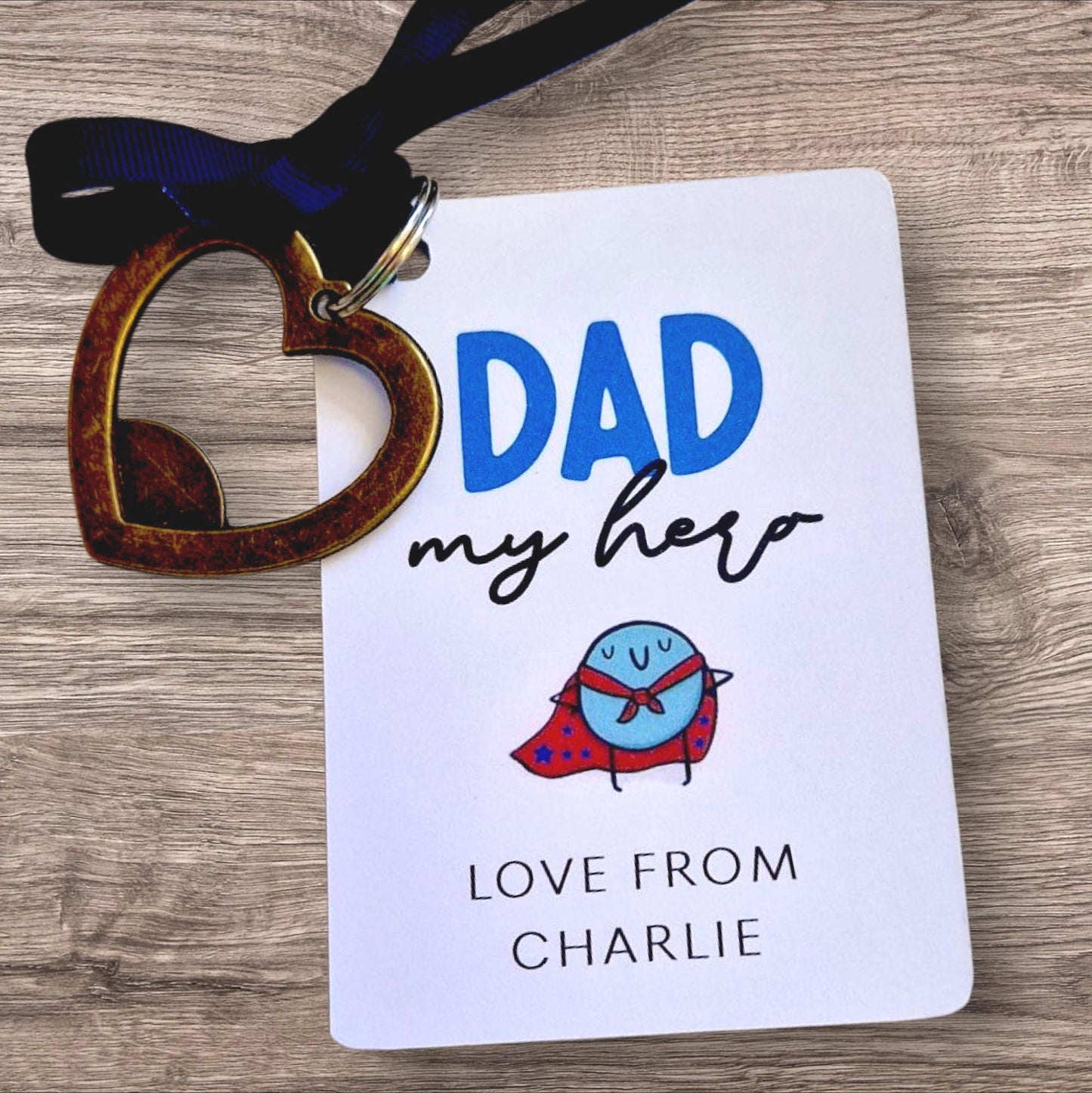 Fathers Day I Daddy  I My hero I  Bottle Opener, Heart bottle opener I  Dad I Metal Heart I Fathers Day Gifts I Keyring I Bulk Gifting