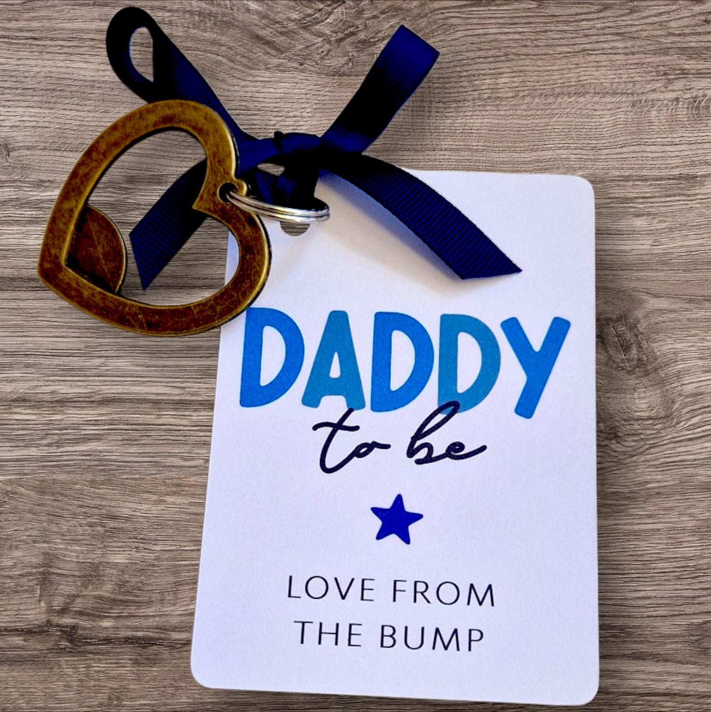 Fathers Day I Daddy to Be I From the Bump I  Bottle Opener, Heart bottle opener I  Dad I Metal Heart I Fathers Day Gifts I Keyring
