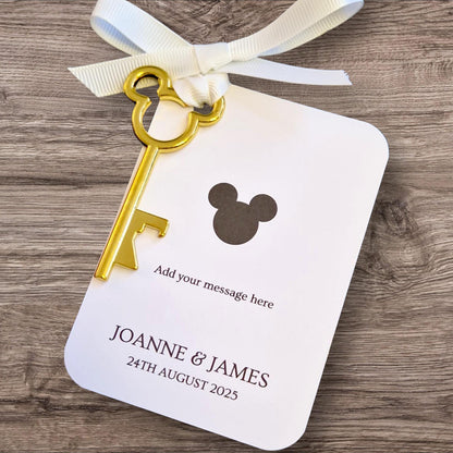 Disney inspired Key Bottle Opener, Wedding, Engagement, Save the Date, Baptism,Disney Lovers I Magical Key I Keepsake & Guest gift hk88