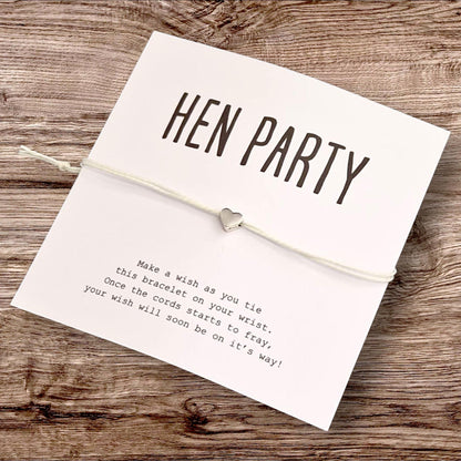 Hen Party I  Team Bride I Bride Squad I Wish Bracelets I Goodie Bag Filler I Hen Weekend I Hen Do I ce3