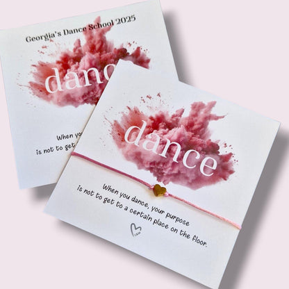 Personalised Dance Class Gifts Dance Wish Bracelets Dance School Student Gifts Dance Team Dance Competition Dancers Dance Group R&B Hip Hop