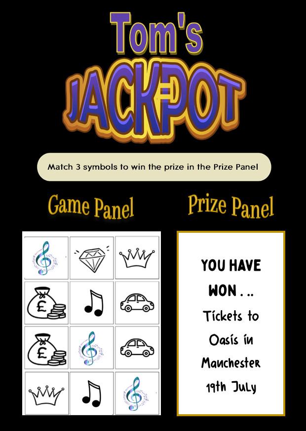 Scratch-Off Concert Reveal Ticket: Surprise Music Gift , Festival, Concert, Music