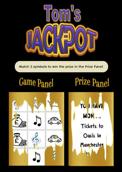 Scratch-Off Concert Reveal Ticket: Surprise Music Gift , Festival, Concert, Music