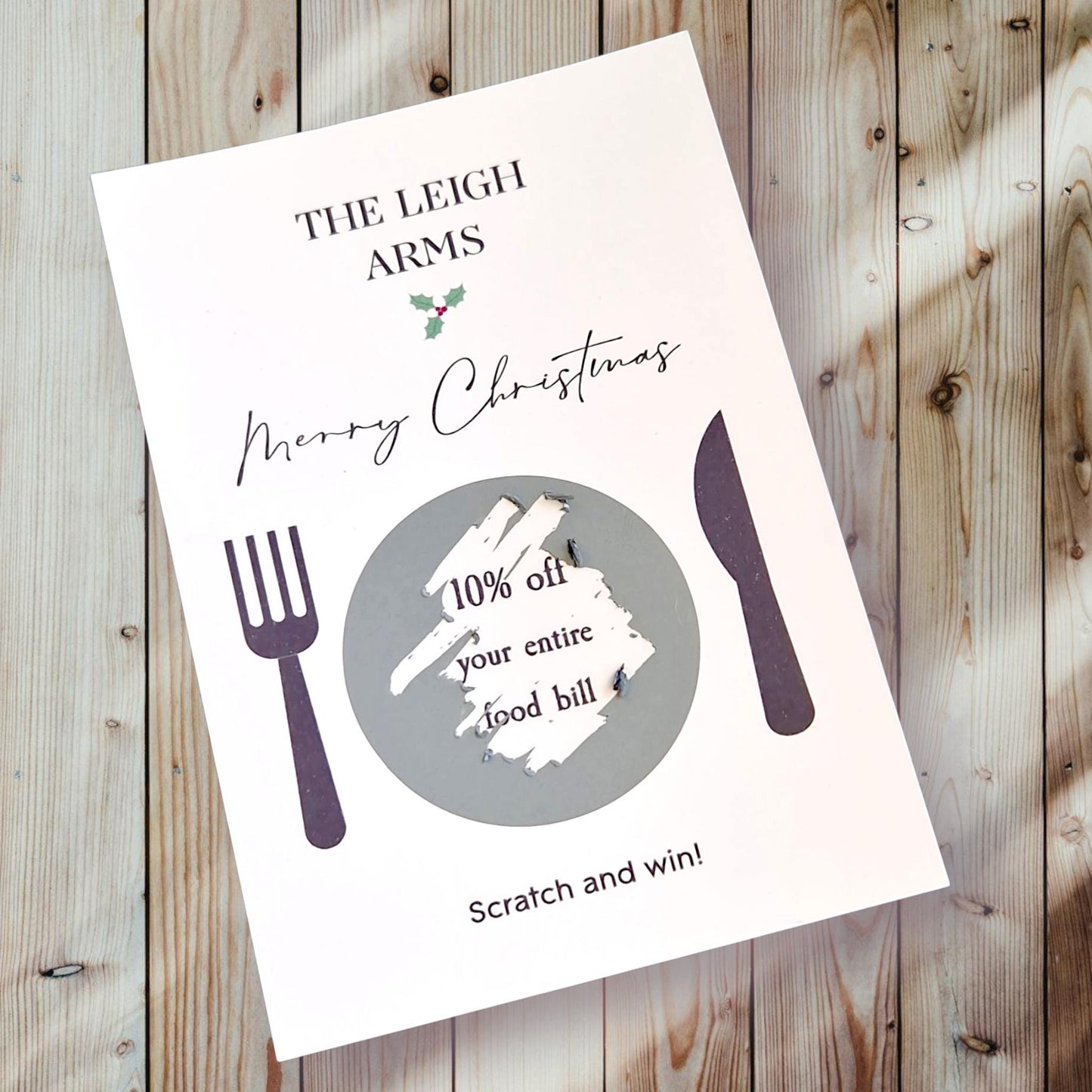 Business Scratchcard, Hospitality Scratch to Reveal Voucher,Scratch to Win, Business Stationery - Custom Scratch Cards - Lottery Cards