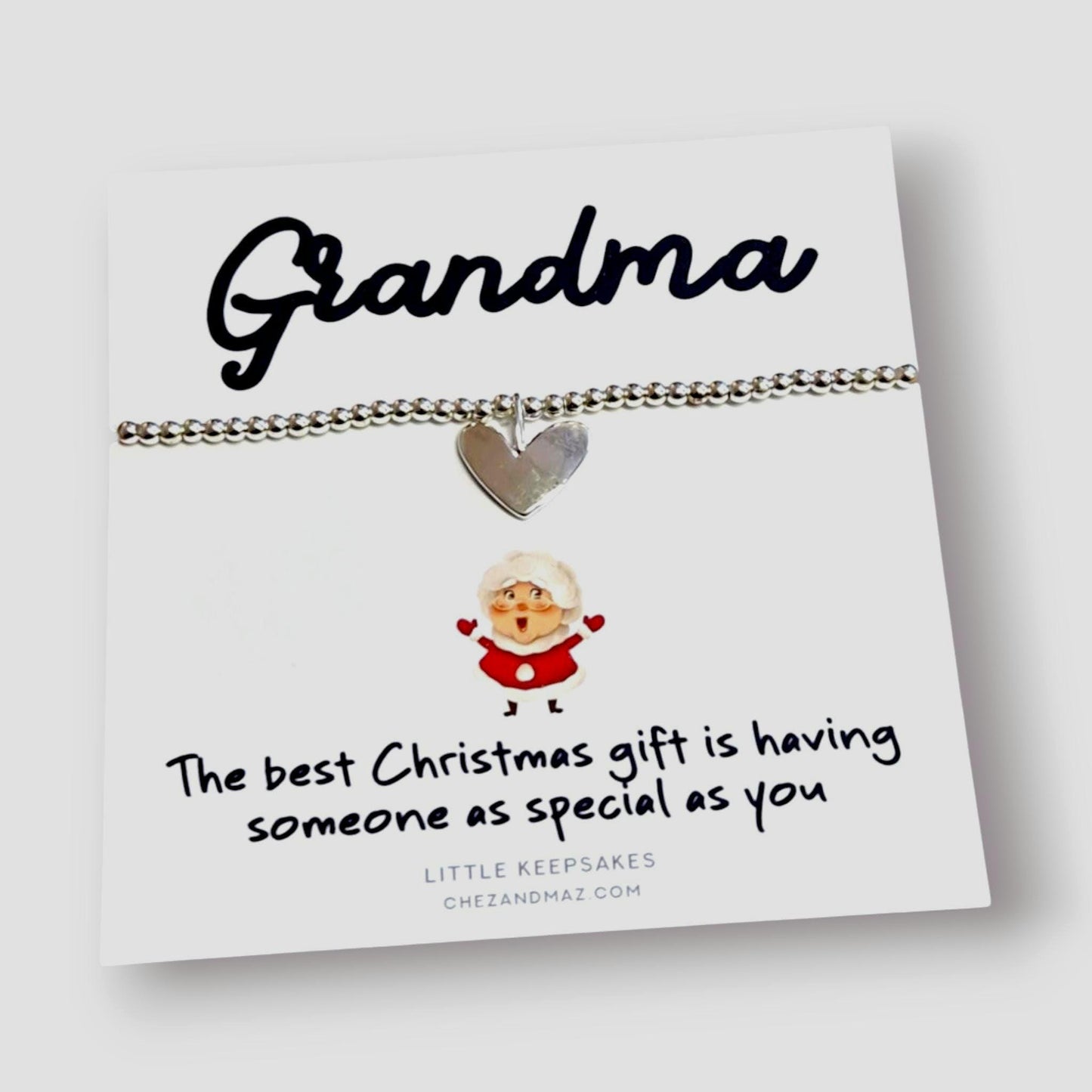 Nan, Nanny, Grandma I Someone as special as you I Cute Christmas Gift I Silver Plated Charm Bracelet - CC44