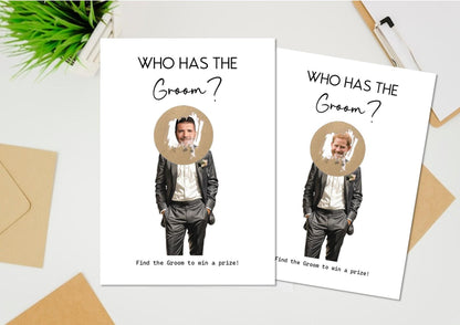 Who Has The Groom Scratch Off Game: Bridal Shower Fun - Scratch card game