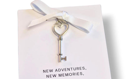 Personalised New Home Key on card, Congratulations On Your New Home, New Home Card For Friends Or Family, Moving Card, New Home Gift