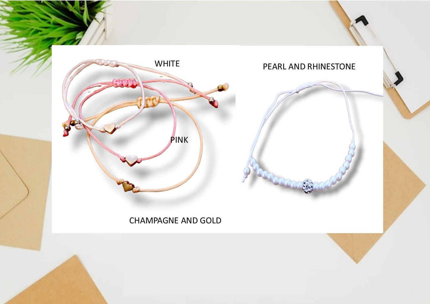 Bow Wish Bracelet | Personalized Charm, Inspirational Gift