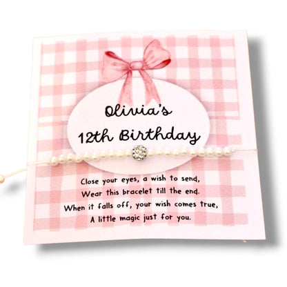 Bow Wish Bracelet | Personalized Charm, Inspirational Gift