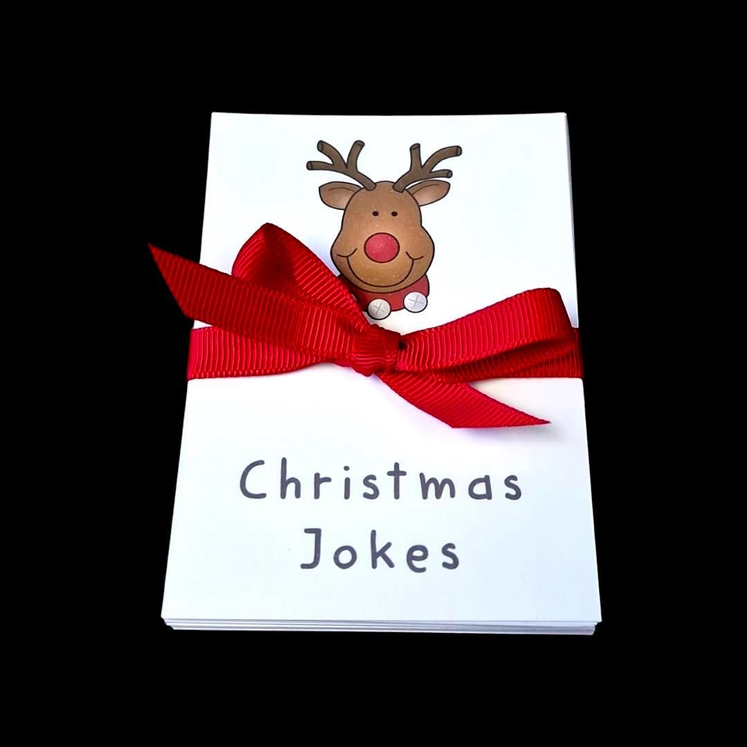 Children's Kids Christmas Jokes 20, Cracker/Stocking Fillers I Table Decor I Advent Calendar Filler I Christmas Crackers Craft I Festive Fun