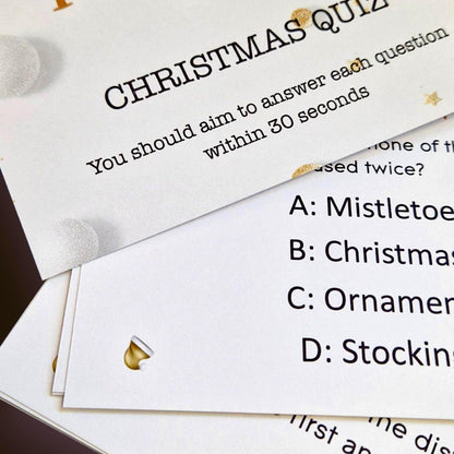 The 1% Club Christmas Quiz | TV-Inspired Trivia Game | Fun Family Holiday Activity I DIGITAL DOWNLOAD