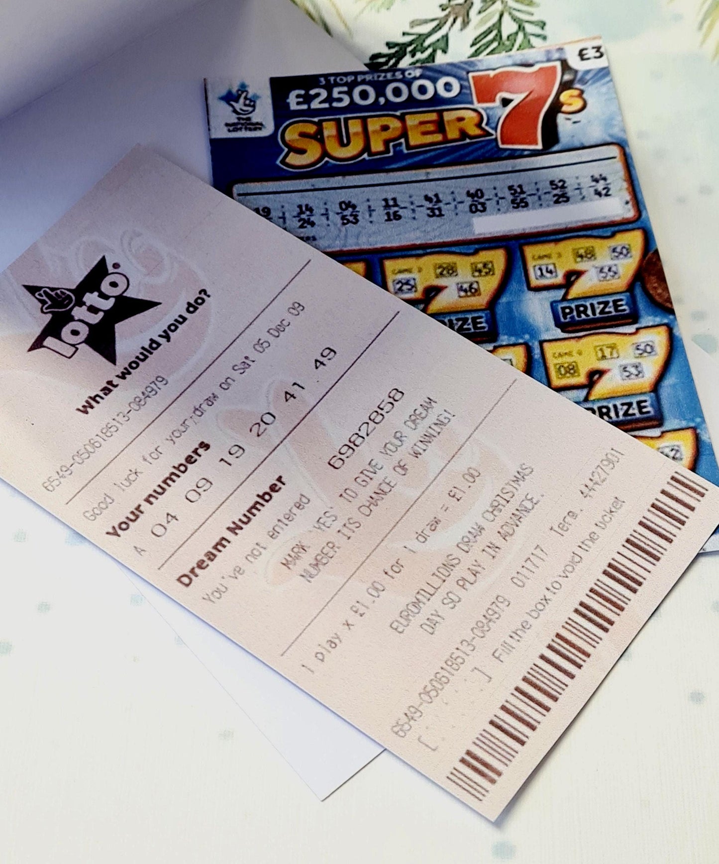 Novelty Christmas Lottery Ticket Holders - Scratch Card Gift -Table Decoration - Festive - Houses and Trees I Team Gift I Colleagues I HS3