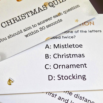 The 1% Club Christmas Quiz | TV-Inspired Trivia Game | Fun Family Holiday Activity I DIGITAL DOWNLOAD