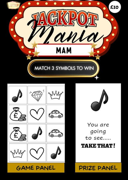 Scratch Card: Holiday, Birthday, Concert Reveal Gift Personalised - Scratch to win, Surprise Reveal