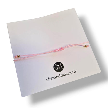 Christmas Fairy Wish Bracelet – Heart Charm Gift, Handmade Wish Bracelet, Stocking Filler, Secret Santa, Christmas Gift for Her