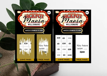 Scratch Card: Surprise Cash, Money, Reveal Gift, fun gift, Christmas, Birthday, Personalised, Scratch to reveal gift