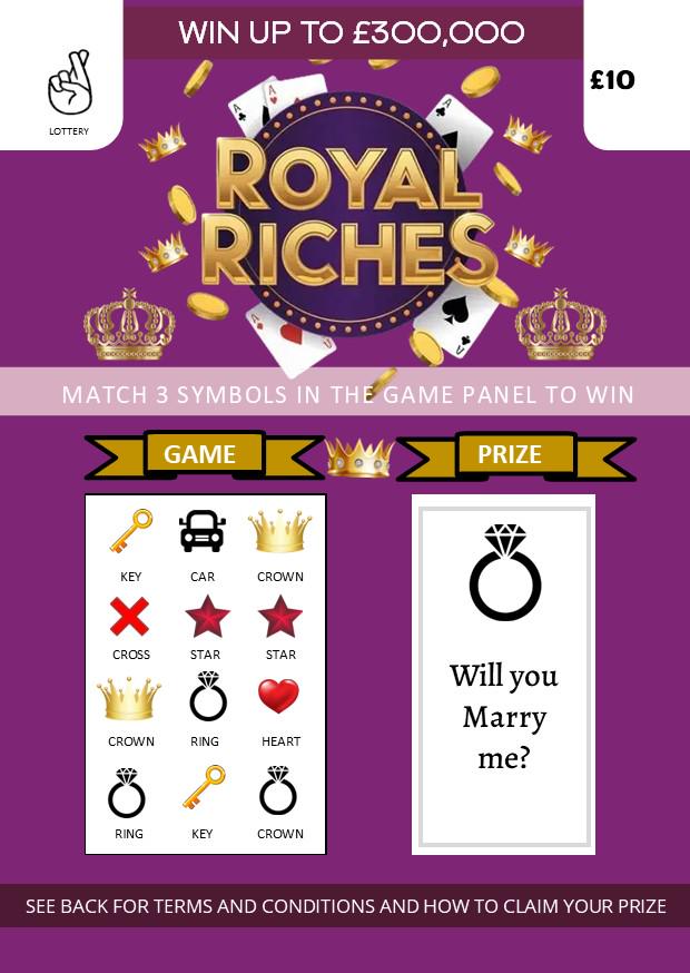 Will You Marry Me Proposal Idea, Marry Me Card, Replica Lottery Scratch Off Card, Marriage Proposal, Proposal Scratch to Reveal