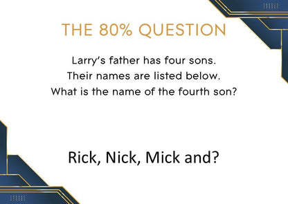 The 1% Club Quiz | TV-Inspired Trivia Game | Fun Family Activity I Celebration activity I New Year Parties, Party Game DIGITAL DOWNLOAD