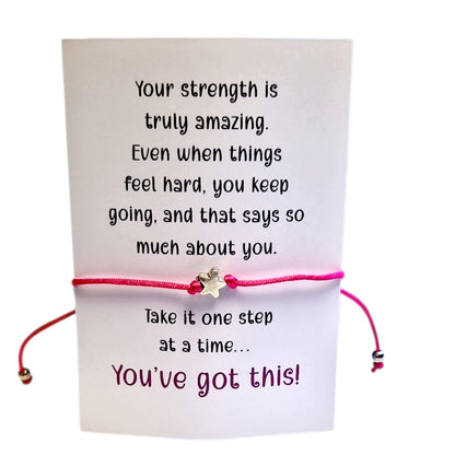 You are amazing, Your strength is truly amazing  Wish Bracelet: You've Got This - Thinking of You Gift