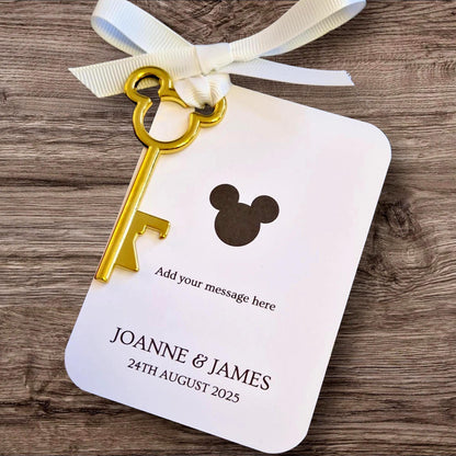 Disney inspired Key Bottle Opener I Perfect Wedding Favour for Disney Lovers I Magical Key I Wedding Keepsake & Guest gift hk88