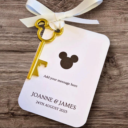 Disney inspired Key Bottle Opener, Wedding, Engagement, Save the Date, Baptism,Disney Lovers I Magical Key I Keepsake & Guest gift hk88