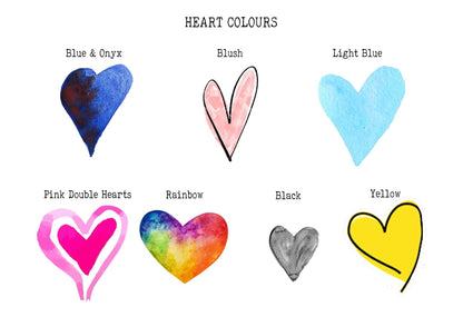 Personalised Heart Wish Bracelet: Birthday Party Favour - Guest Gift, Friends, Cute Heart Design A5
