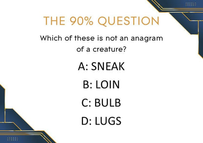 The 1% Club Quiz | TV-Inspired Trivia Game | Fun Family Activity I Celebration activity I New Year Parties, Party Game DIGITAL DOWNLOAD