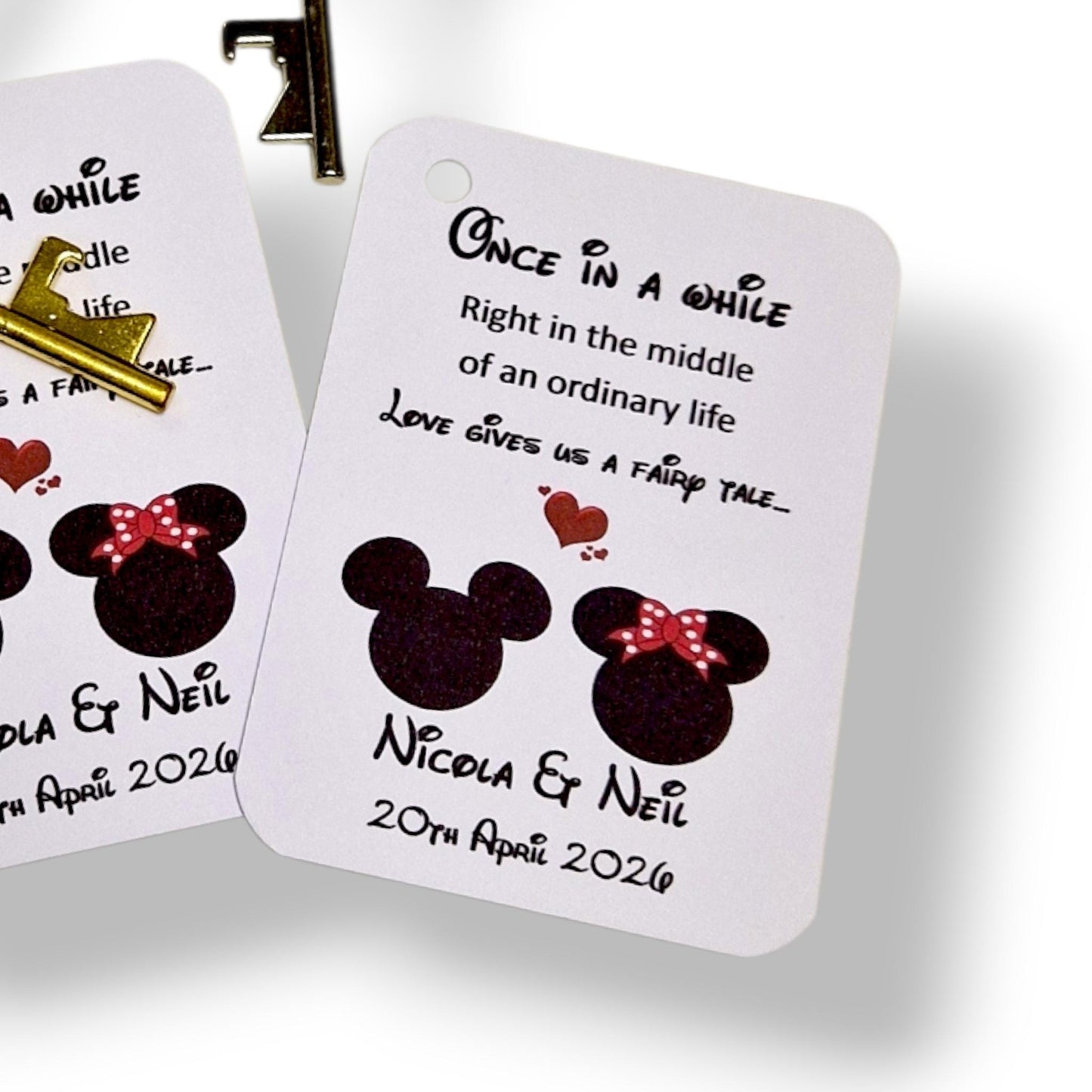 Once Upon a Time Key Bottle Opener | Disney Wedding Favour | Magical Key Bottle Opener | Wedding Keepsake & Guest Gift